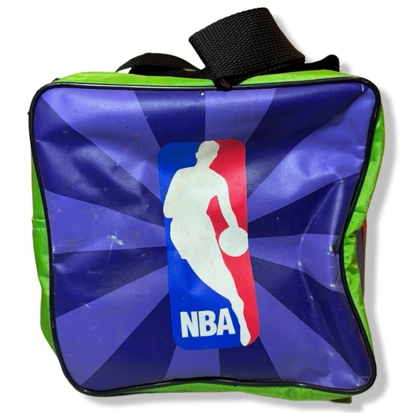 Vintage Official NBA 1996 Frank Kozik Promo Duffel Bag Gatorade Bulls vs Sonics - Picture 5 of 5